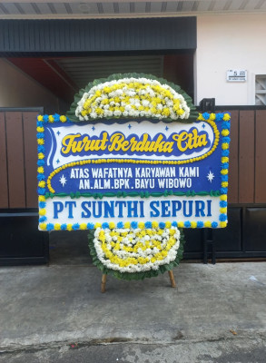 Papan Bunga Duka di Kadudampit